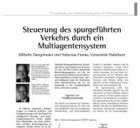 Steuerung des spurgeführten Verkehrs durch ein Multiagentensystem