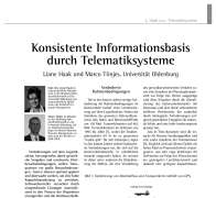 Konsistente Informationsbasis durch Telematiksysteme