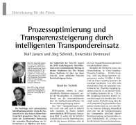 Prozessoptimierung und Transparenzsteigerung
