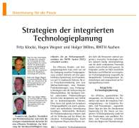 Strategies for Integrated Technology Planning