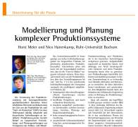 Modellierung und Planung komplexer Produktionssysteme