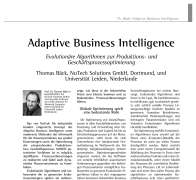 Adaptive Business Intelligence