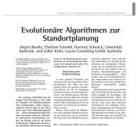 Evolutionäre Algorithmen zur Standortplanung