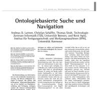 Ontologiebasierte Suche und Navigation