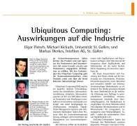 Ubiquitous Computing: Impacts on the Industry