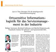 Just-in-Time Principles for Demand Meeting Information Supply