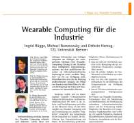 Wearable Computing für die Industrie