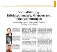 Virtualisierung: Erfolgspotenziale, Grenzen und Praxiserfahrungen