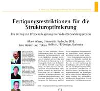 Fertigungsrestriktionen für die Strukturoptimierung