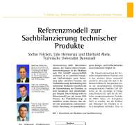 Referenzmodell zur Sachbilanzierung technischer Produkte