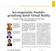 Servicegerechte Produktgestaltung durch Virtual Reality