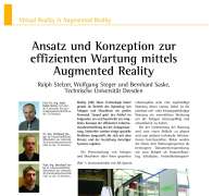 Ansatz und Konzeption zur effizienten Wartung mittels Augmented Reality