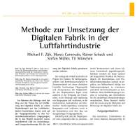 Approach to the Implementation of the Digital Factory in the Aircraft Industry