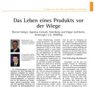 Das Leben eines Produkts vor der Wiege