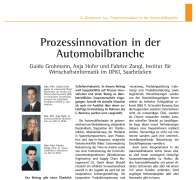Process Innovation in the Automotive Industry