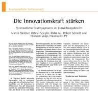 Die Innovationskraft stärken