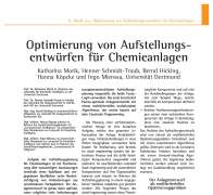 Layout Optimization for Chemical Plants
