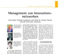 Management von Innovationsnetzwerken
