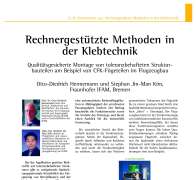 Rechnergestützte Methoden in der Klebtechnik