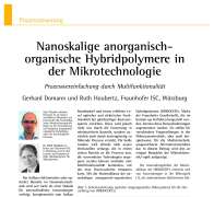 Micro Technology Applications of ORMOCER®s