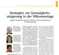 Strategies for Enhancement of Accuracy in Micro Assembly Processes
