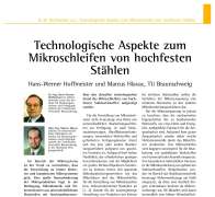 Technological Aspects of Micro-Grinding of Hardened Steels