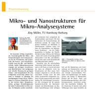 Mikro- und Nanostrukturen für Mikro-Analysesysteme