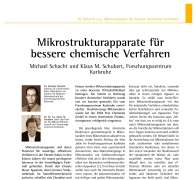 Microstructured Devices for Better Chemical Processes