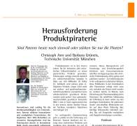 Herausforderung Produktpiraterie
