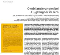Ökobilanzierungen bei Flugzeugherstellern