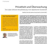 Privacy and Surveillance in the Digitalized Society