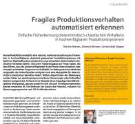 Fragiles Produktionsverhalten automatisiert erkennen