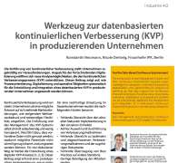 Werkzeug zur datenbasierten kontinuierlichen Verbesserung (KVP)