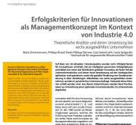 Managementprinzipien für nachhaltigen Erfolg in Industrie 4.0