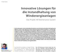 Innovative Lösungen für die Instandhaltung von Windenergieanlagen