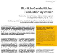 Bionik in Ganzheitlichen Produktionssystemen