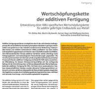 Additive Manufacturing Value Chain