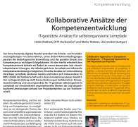 Kollaborative Ansätze der Kompetenzentwicklung
