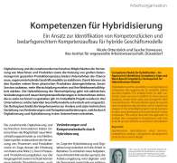 Competence Needs for Hybridization