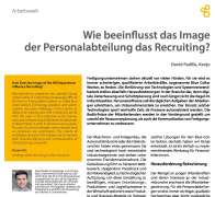 Wie beeinflusst das Image der Personalabteilung das Recruiting?