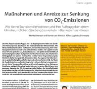 Maßnahmen und Anreize zur Senkung von CO2-Emissionen