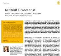 Mit Kraft aus der Krise – Warum Talsohlen auch Startrampen sein können