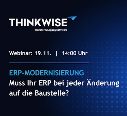 Muss Ihr ERP bei jeder Änderung auf die Baustelle?