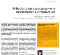 KI-basierte Assistenzsysteme in betrieblichen Lernprozessen