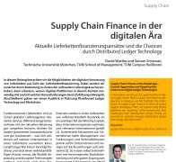 Supply Chain Finance in der digitalen Ära