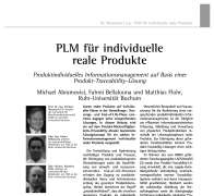 PLM für individuelle reale Produkte