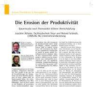 Productivity Erosion – The Quest for Greater Value