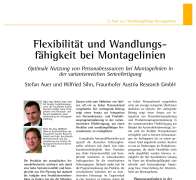 Flexibilität und Wandlungsfähigkeit bei Montagelinien