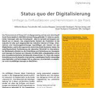 Status quo der Digitalisierung