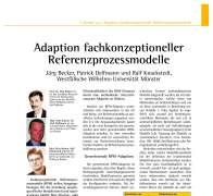 Adaption fachkonzeptioneller Referenzprozessmodelle